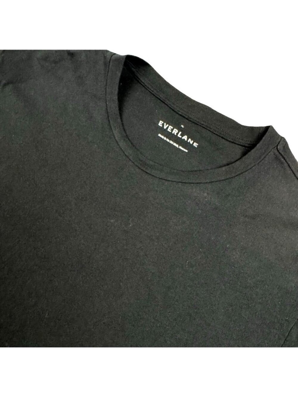 Everlane Men's 100% Cotton S/S T-Shirt Black • XL